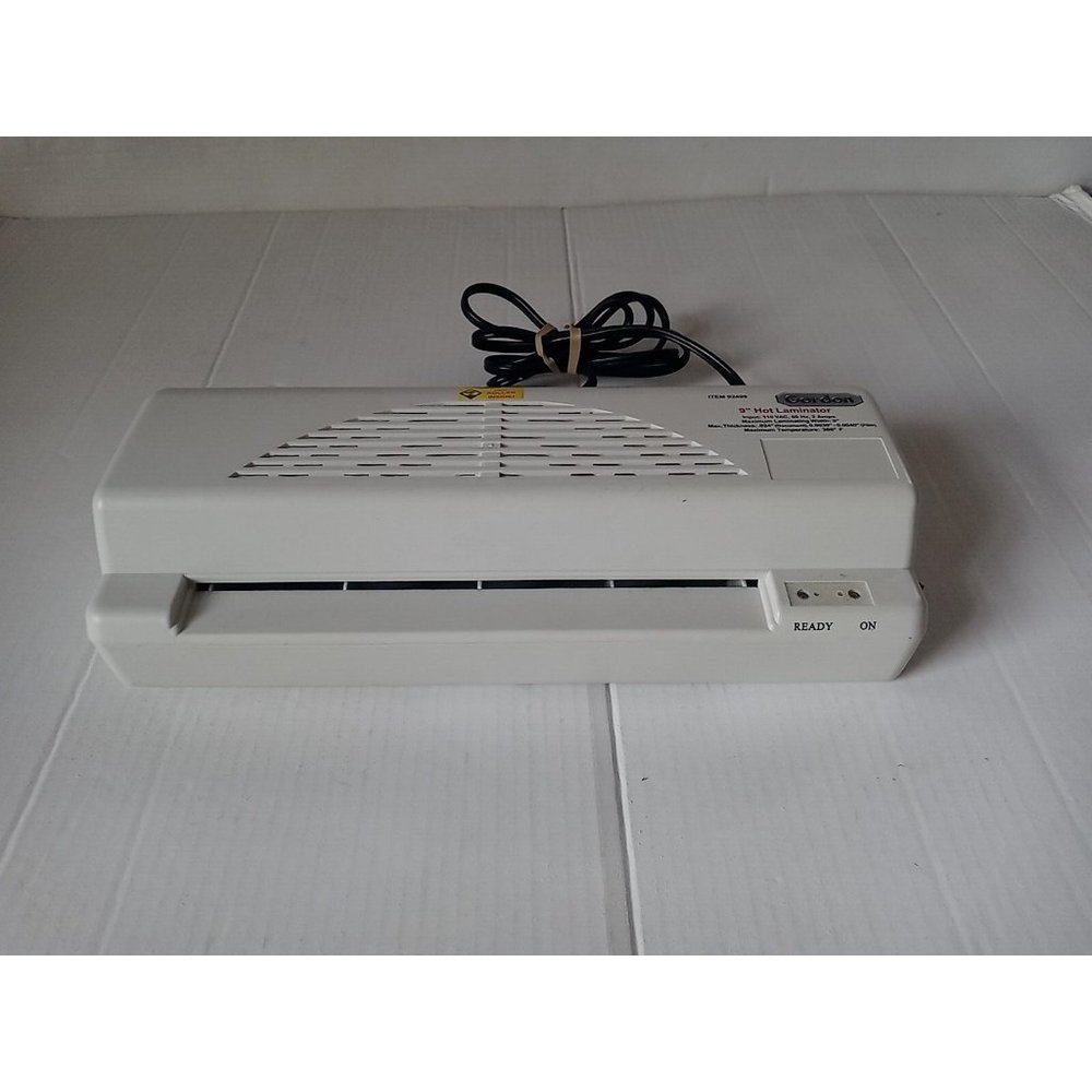 GORDON 9" HOT LAMINATOR - FAST WARM UP - 300 DEGREE - FAST 0.4 PER M ITEM 92499